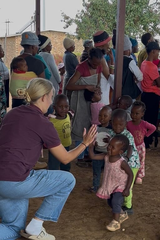 Teaching and feeding local families and kids!