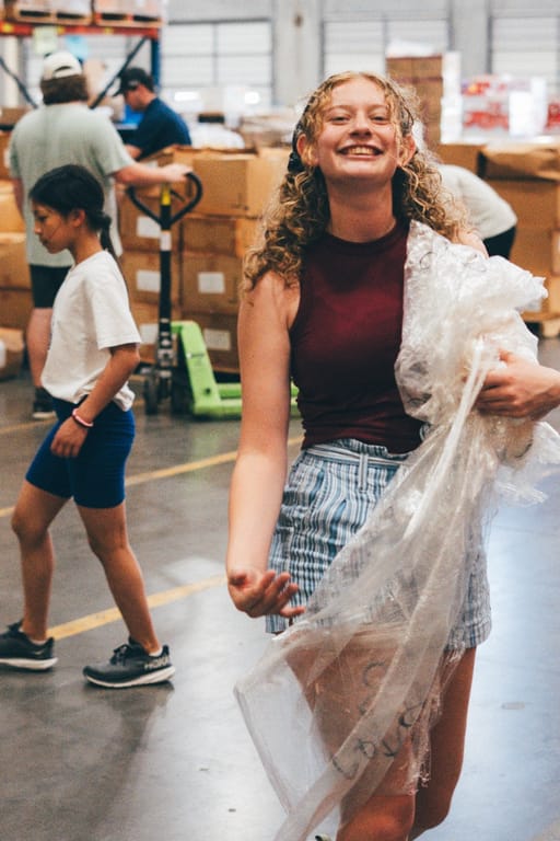As part of our outreach with local teens, YWAM partnered with World Vision to pack and organize disaster relief supplies to be shipped overseas.