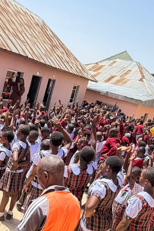 Preaching the Gospel at a school in Jos, Nigeria - May 2026