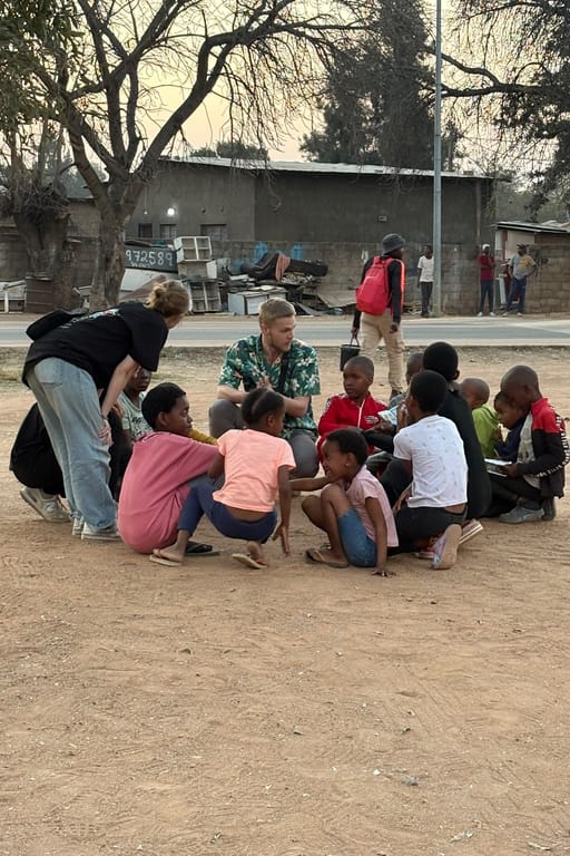 We got the opportunity to share the gospel with these children in Botswana because there’s no one too young, and the kingdom of heaven belongs to such as these!