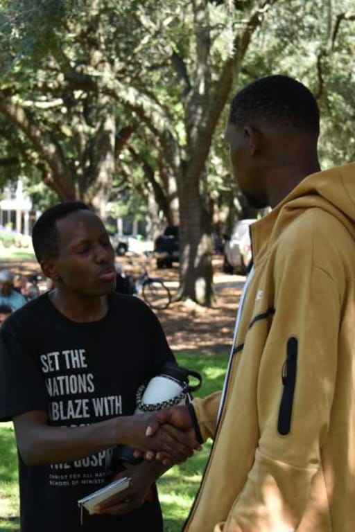 One‑on‑one evangelism — carrying the fire of revival to the streets.
2026