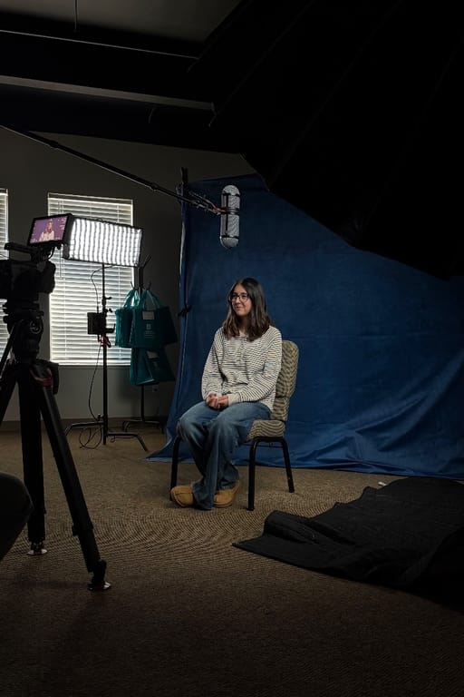 I had the awesome opportunity to film a video sharing my testimony for a youth conference with over 1,000 students!